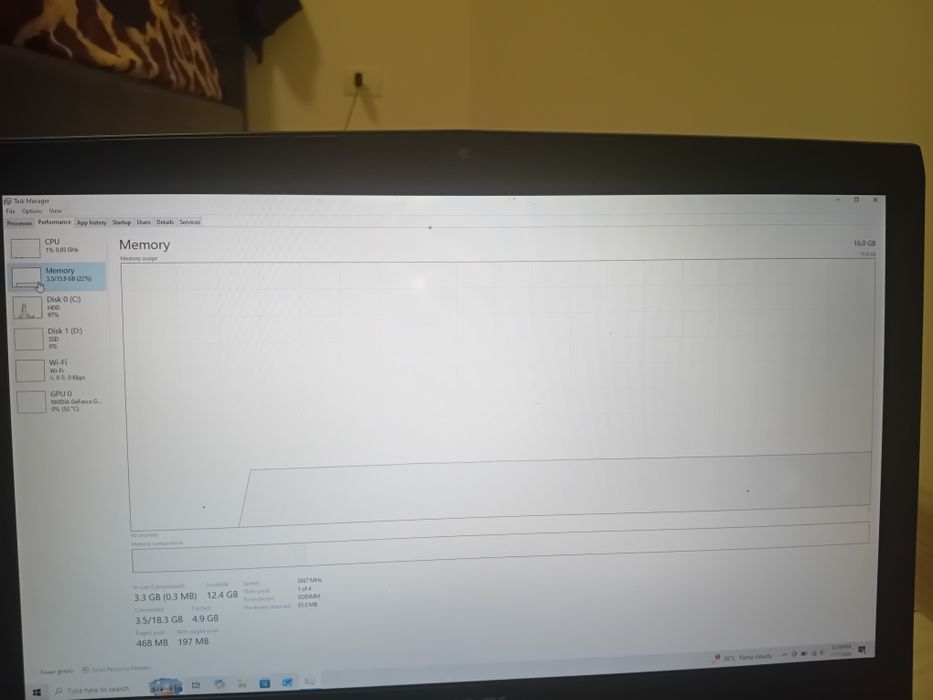 Laptop MSI Gaming i7-6700HQ + GTX 960M 2GB + 16GB RAM + 2TB stocare