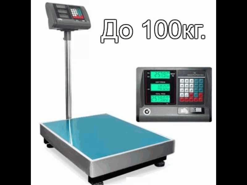 Чисто нов платформен електронен кантар везна от 100кг.-1тон