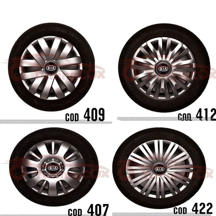capace roti kia r16  la set de 4 buc,capace janata aliaj