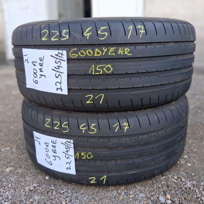 2×225/45/17 VARA.GOODYARE 2021.Stare excelenta.