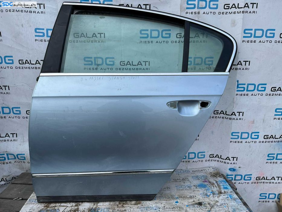 Usa Usi Portiera Portiere Stanga Spate cu Inceput de Rugina Volkswagen Passat B6 Berlina Sedan 2005 - 2010 Culoare LB5M [X3232]