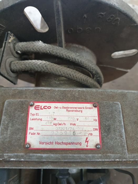 Arzator,injector combustibil lichid.