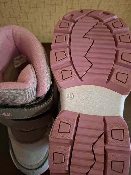 Сапожки 30р на липучках