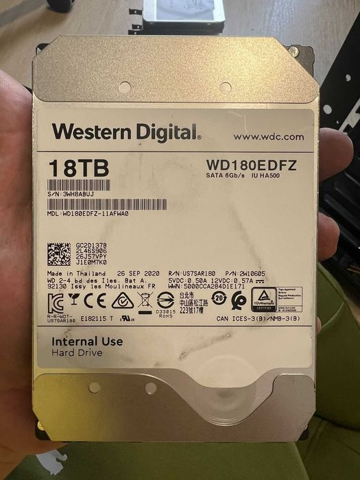 Western Digital WD180EDFZ-11AFWA0 18TB - 8