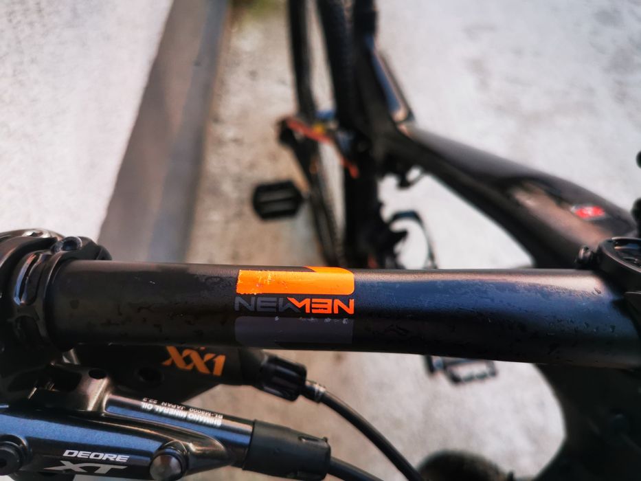 Ghdidon Newmen 76 cm, Lanț  11 viteze KMC, Pipă 9 cm Merida, Șa Merida/Bontrager, Pipă Cube RFR