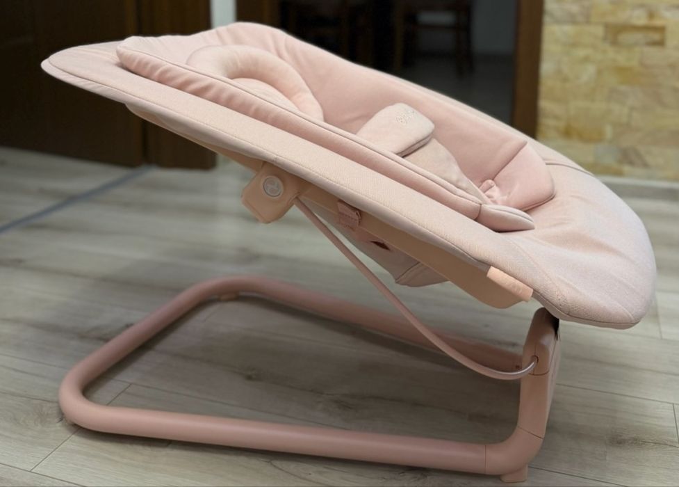 Бебешки шезлонг Cybex Bouncer, розов
