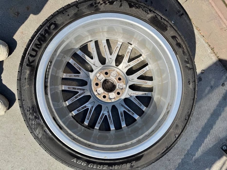 Jante originale Audi R19 + Anvelope Vara Kumho Ecsta PS71