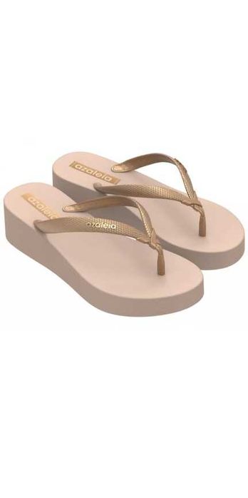 Papuci Dama Azaleia auriu/bej, marimea 39-40