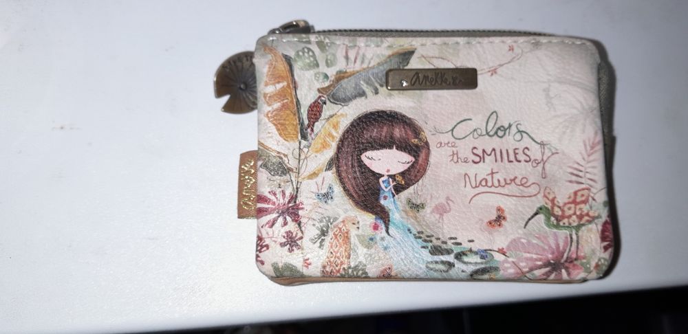 Цветно дамско портмоне ANEKKE с три прегради