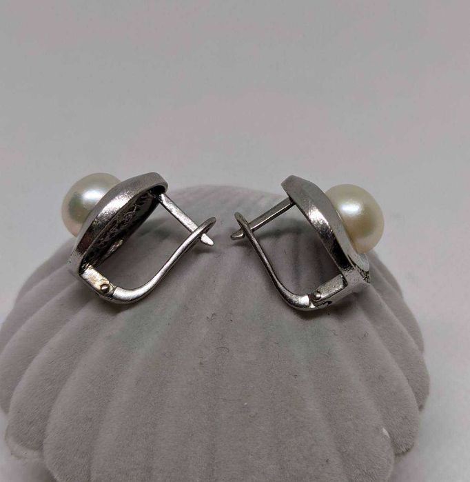 Сребърни обеци с проба 925 – 7,12 гр. - Нови!