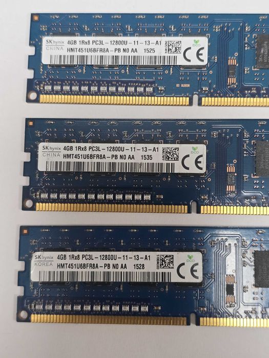 Memorie RAM desktop SK hynix 4GB DDR3L 1600MHz HMT451U6BFR8A-PB