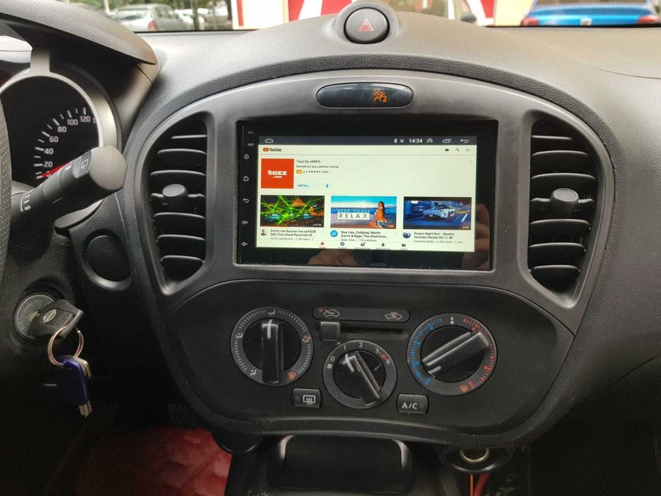 Navigatie Android Nissan Juke Waze YouTube WiFi