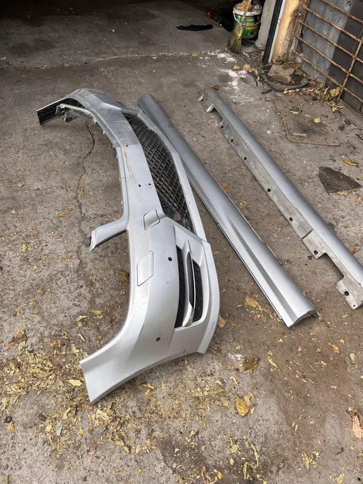 Предна броня и праг Mercedes C W204 AMG Facelift - Оригинална.