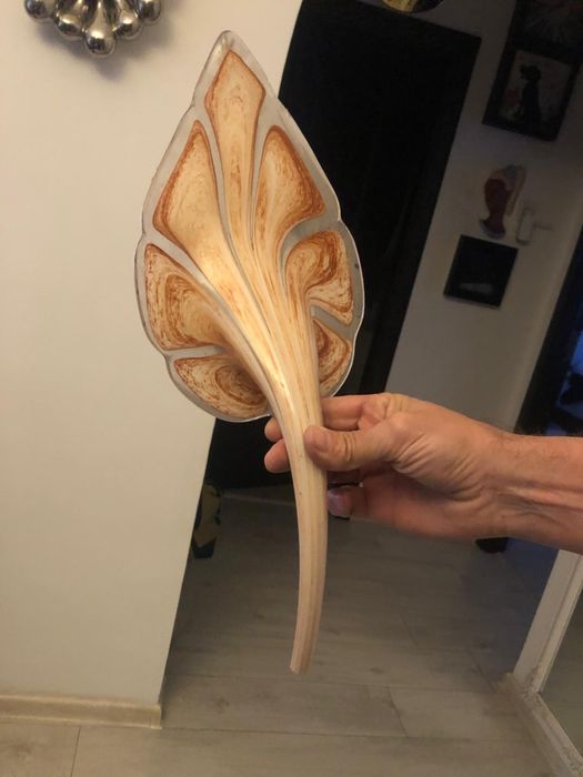 Seguso Murano Franco Luce candelabru lampa mid century