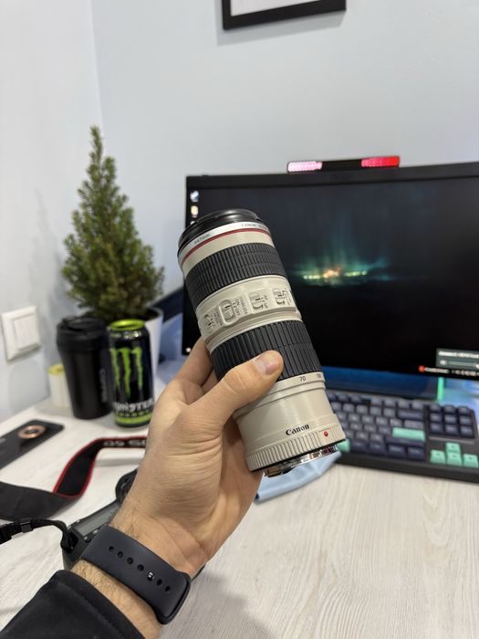 Canon 6 D Ideal pachti yengi + Obyektiv canon 70-200 Usm