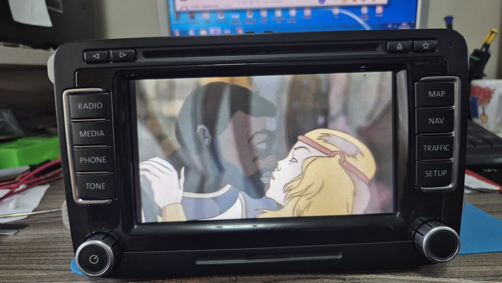 Vw RNS510 Led подсветка,40gb HDD - на Немски!