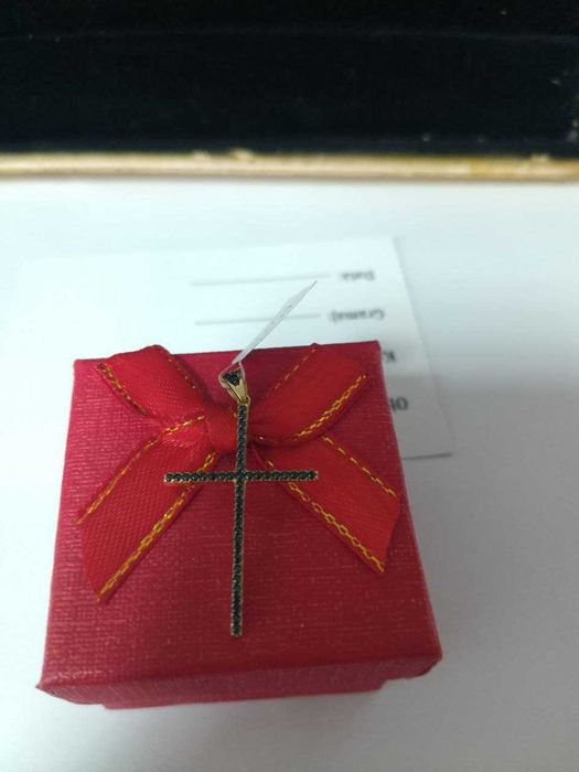 pandantiv sub forma de cruce 14k (m3) star amanet