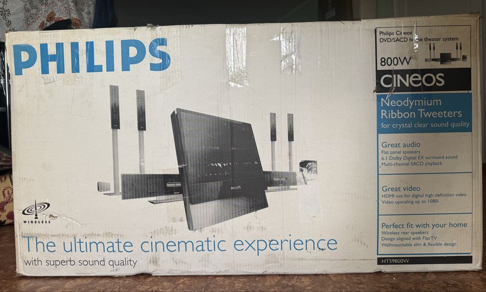 Система домашнего кинотеатра PHILIPS. HYS9 800W