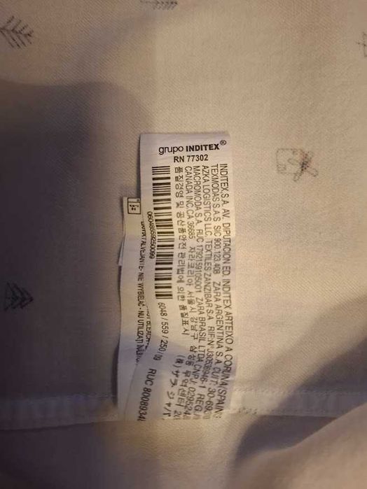 Бебешка риза ZARA, размер 74