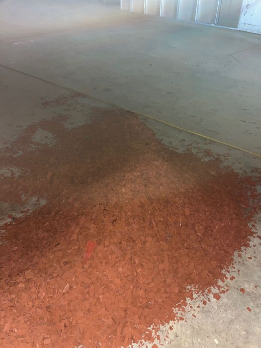 Дървесен цветен мулч