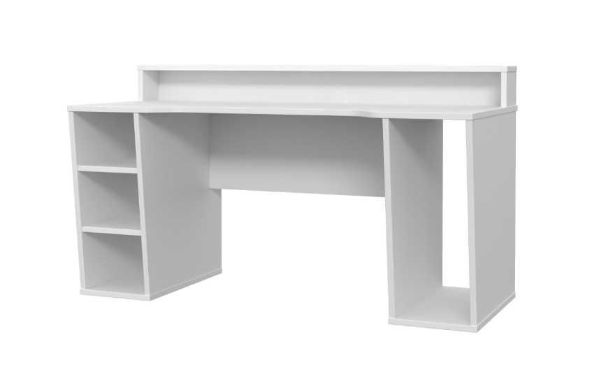 Birou gaming Kring alb 160cm cu LED – stare excelentă