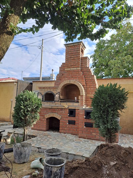 Efectuând grătare din cărămidă