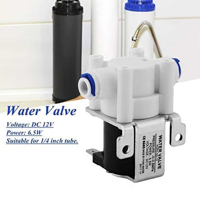 Electrovalvă DC12V 1/4 inch, electrovalvă electrică de apă  0-0.8Mpa