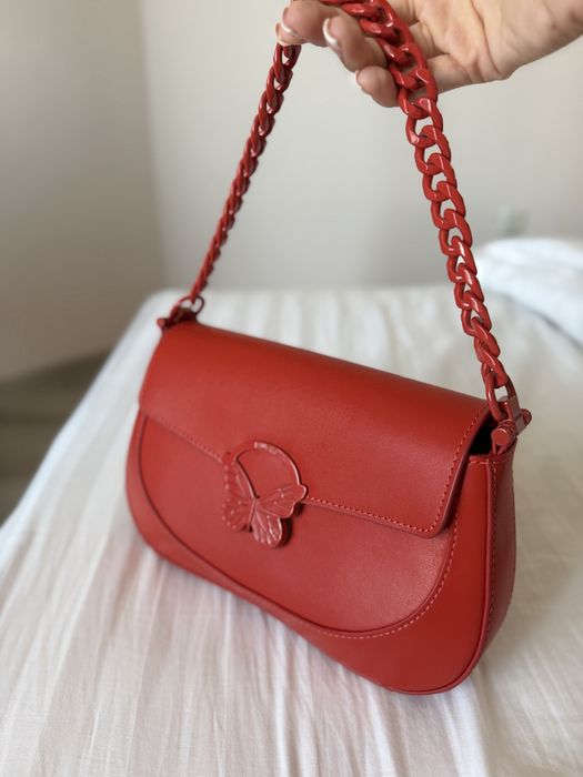 Червена Чанта на Blumarine Blugirl