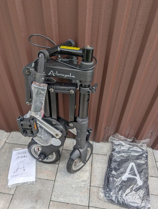 A-bike, bicicleta pliabila ultraușoară, noua!