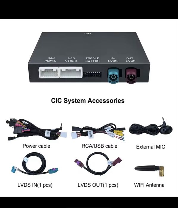BMW CIC system Apple CarPlay/Android Auto