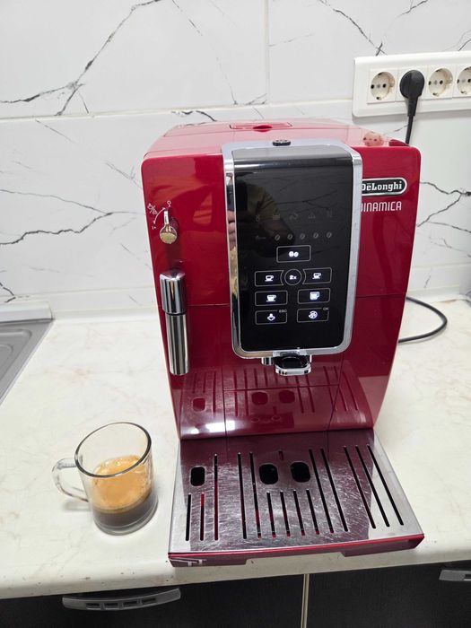 Espressor Automat DeLonghi Dinamica ECAM350.15.R Aparat cu Cafea Boabe