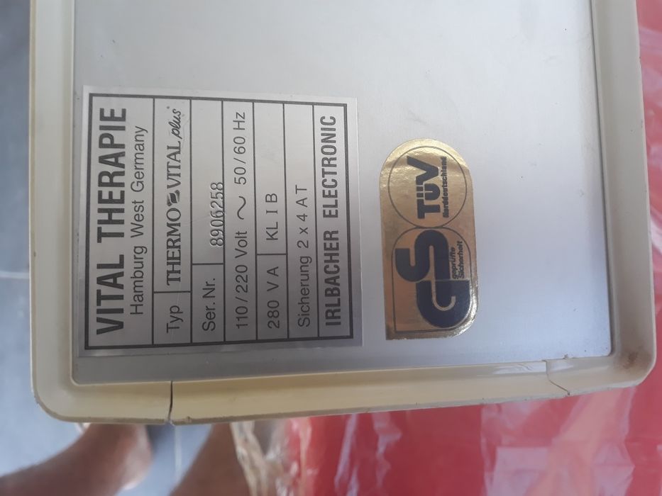Aparat fizioterapie, aparat termoterapie , Thermo Vital plus