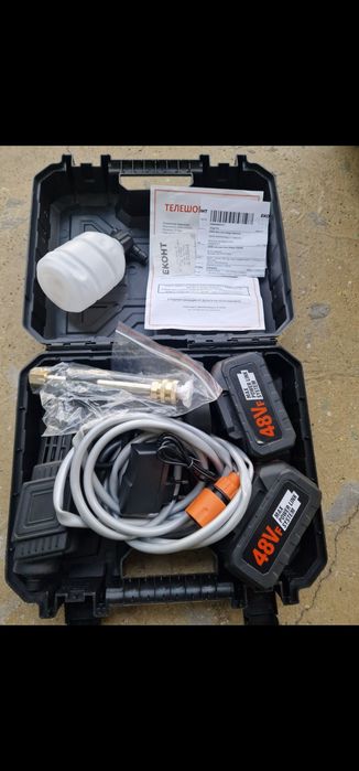 Водоструйка с 2 батерии