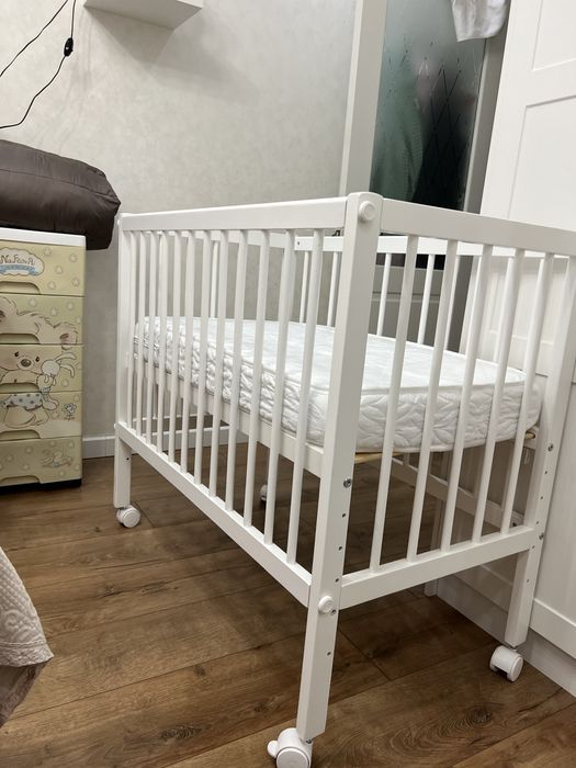 Детская кроватка манеж матрасом и бортиками в подарок