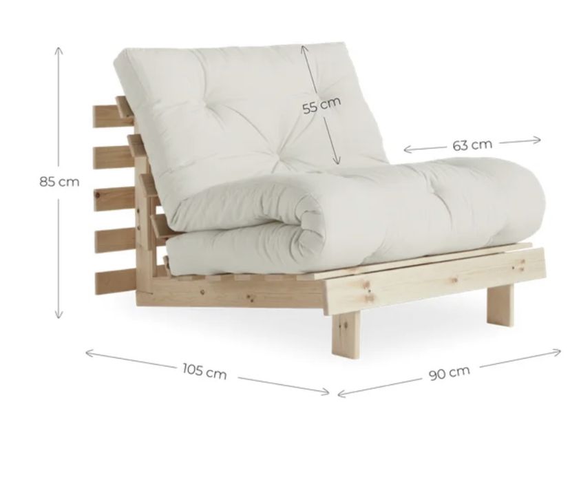 Fotoliu/canapea extensibila Karup 90x200cm