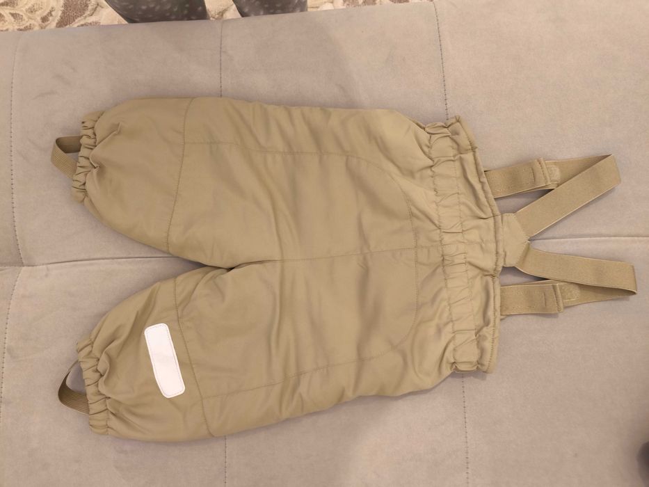 Pantaloni groși/ski 74 6-9luni H&M