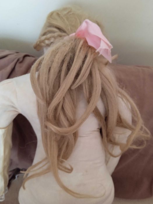 Кукла старинна 65 см порцеланова + дрехи