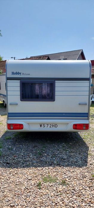 Rulota HOBBY 440 cu pat matrimonial ,dus ,garantie-avem 12 rulote in stoc vanzare pe baza de factura