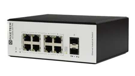 Управляемый промышленный POE коммутатор PXT-S250G-2S8T-POE