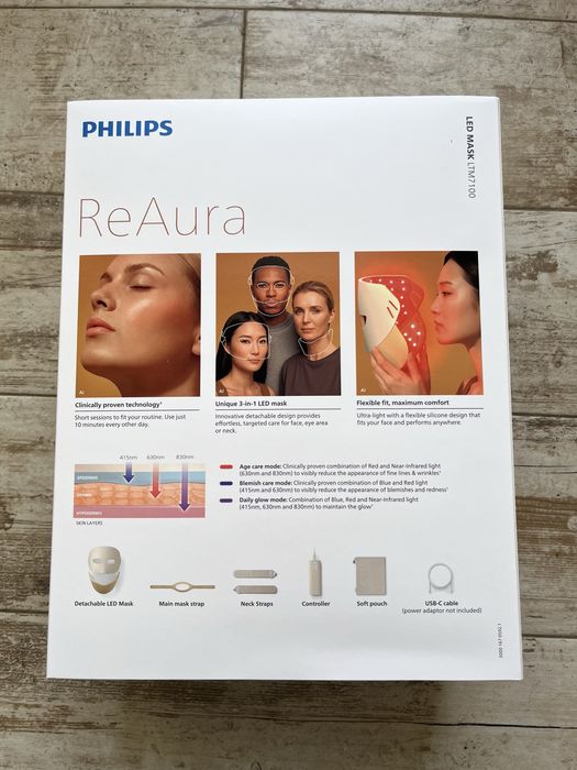 masca led Philips ReAura SIGILATA