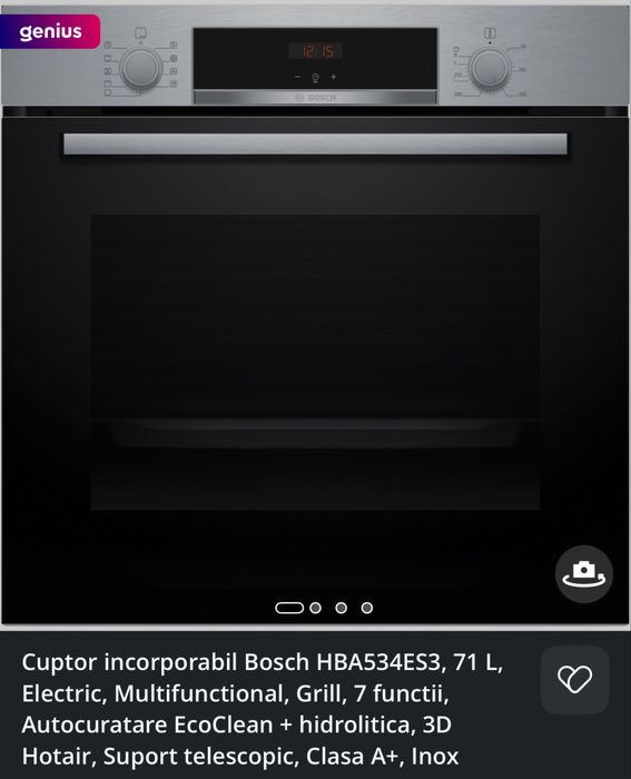 Cuptor incorporabil Bosch HBA534ES3