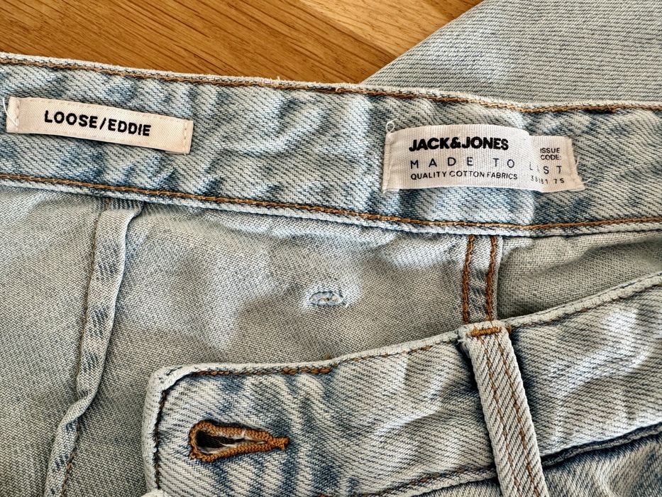 Jack & Jones Eddie - Jeans/Blugi loose fit - blue denim