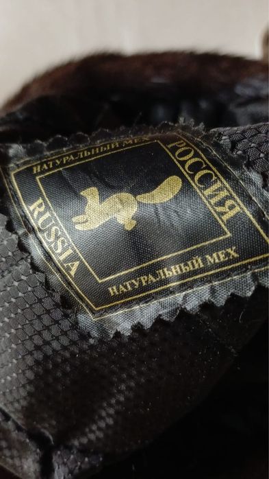 Норковая шапка мех