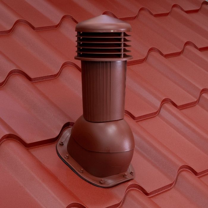 Cos ventilare tigla metalica Ø125 mm