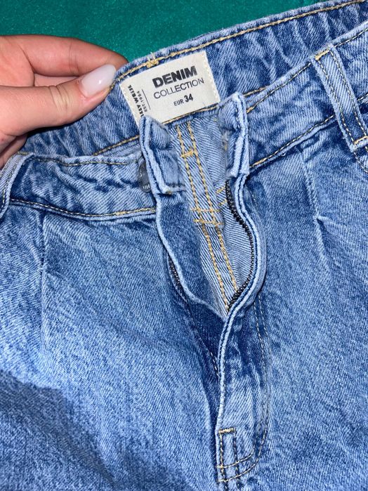 Широки изчистени дънки