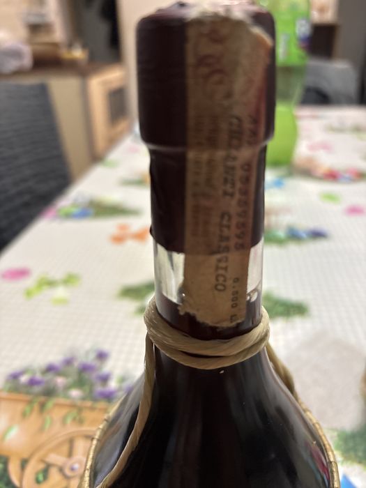 Rocca delle Macìe Chianti Classico 1995 – колекционерско италианско вино, оригинална бутилка