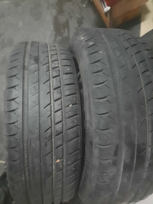 Продам диски с резиной r16  4:100 лето