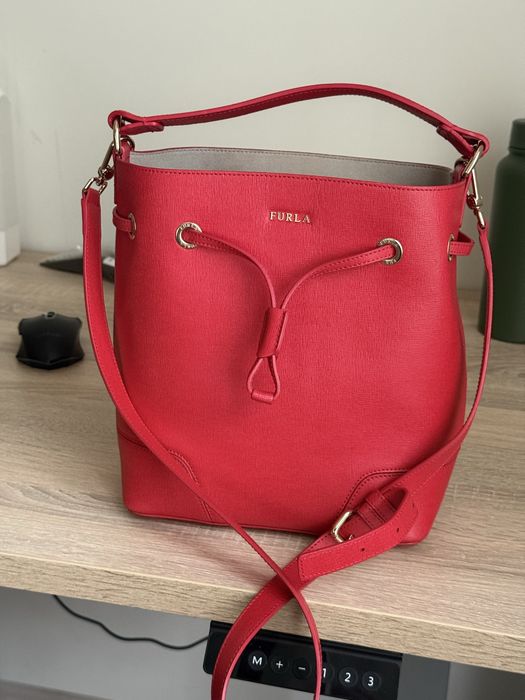 Чанта Furla червена НОВА