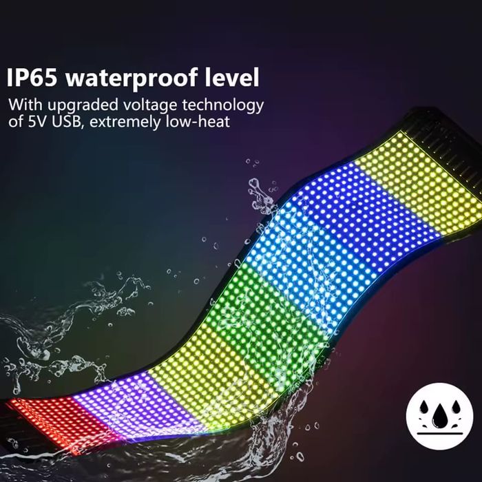 Panou Afisaj Matrix Led,Flexibil,Display RGB,Ochi Camion,USB,Bluetooth