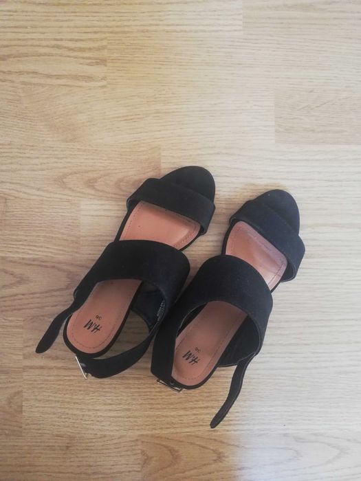 Sandale negre H&M 36